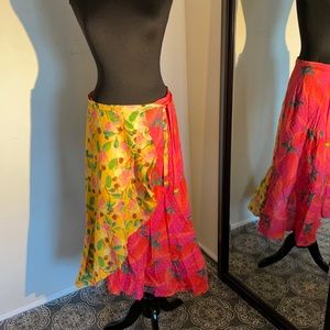 FARM Rio Garden Mix Wrap Skirt
